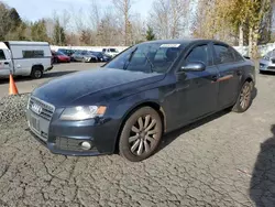 Salvage cars for sale at Portland, OR auction: 2011 Audi A4 Premium