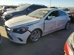 Salvage cars for sale at Wilmer, TX auction: 2018 Mercedes-Benz CLA 250