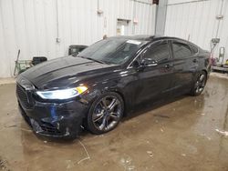 Salvage cars for sale at Franklin, WI auction: 2017 Ford Fusion Sport