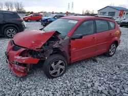 Salvage cars for sale at Barberton, OH auction: 2003 Pontiac Vibe