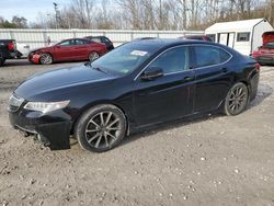 Salvage cars for sale at Hurricane, WV auction: 2015 Acura TLX Advance