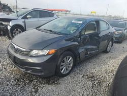 Salvage cars for sale from Copart Cahokia Heights, IL: 2012 Honda Civic EXL