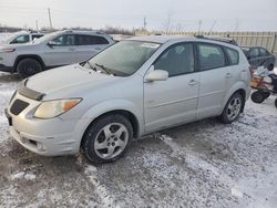 Pontiac salvage cars for sale: 2005 Pontiac Vibe