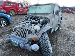 Salvage cars for sale at Montreal Est, QC auction: 2004 Jeep Wrangler / TJ Sport