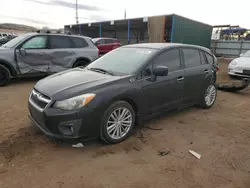 Salvage cars for sale at Colorado Springs, CO auction: 2013 Subaru Impreza Limited