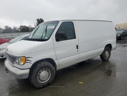 Salvage trucks for sale at Martinez, CA auction: 1995 Ford Econoline E150 Van