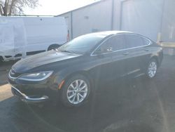 Chrysler salvage cars for sale: 2015 Chrysler 200 C