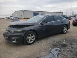 Chevrolet salvage cars for sale: 2017 Chevrolet Malibu LS