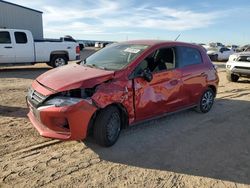 Salvage cars for sale at Amarillo, TX auction: 2021 Mitsubishi Mirage ES