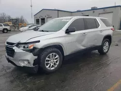 Salvage cars for sale at Rogersville, MO auction: 2018 Chevrolet Traverse LS