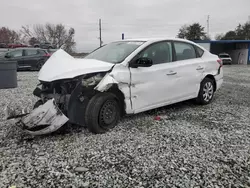 Salvage cars for sale at Mebane, NC auction: 2015 Nissan Sentra S