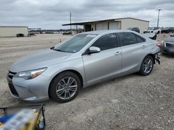 Salvage cars for sale at Temple, TX auction: 2017 Toyota Camry LE