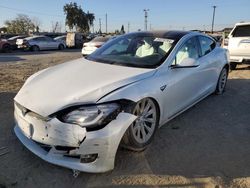 Salvage cars for sale at Los Angeles, CA auction: 2017 Tesla Model S