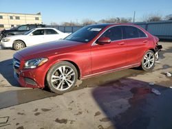 Mercedes-Benz c-Class salvage cars for sale: 2016 Mercedes-Benz C300