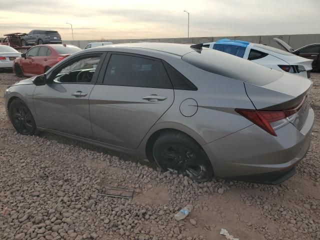 2021 Hyundai Elantra Blue