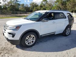 Salvage cars for sale at Fort Pierce, FL auction: 2018 Ford Explorer XLT