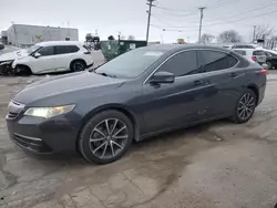 Salvage cars for sale at Chicago Heights, IL auction: 2016 Acura TLX