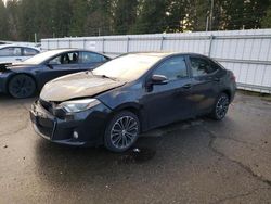 Salvage cars for sale at Arlington, WA auction: 2016 Toyota Corolla L