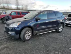 Chevrolet salvage cars for sale: 2012 Chevrolet Traverse LS