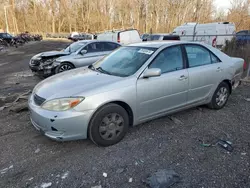 Toyota salvage cars for sale: 2002 Toyota Camry LE