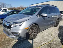 Salvage cars for sale at Spartanburg, SC auction: 2019 Honda Odyssey Elite