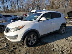 Salvage cars for sale at Waldorf, MD auction: 2013 KIA Sportage Base