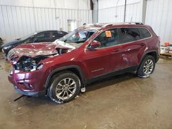 Salvage cars for sale at Franklin, WI auction: 2019 Jeep Cherokee Latitude Plus