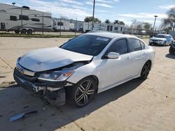 Salvage cars for sale from Copart Sacramento, CA: 2017 Honda Accord Sport Special Edition