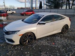 Salvage cars for sale at Windsor, NJ auction: 2021 Honda Civic Sport