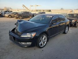 Salvage cars for sale at Kansas City, KS auction: 2015 Volkswagen Passat SEL