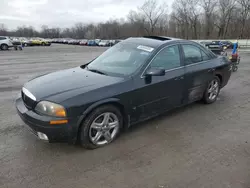 Salvage cars for sale at Ellwood City, PA auction: 2001 Lincoln LS