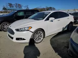 Salvage cars for sale at Spartanburg, SC auction: 2016 Ford Fusion Titanium