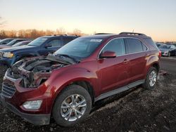 Chevrolet Equinox lt salvage cars for sale: 2016 Chevrolet Equinox LT