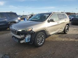 2019 Jeep Cherokee Latitude Plus en venta en Indianapolis, IN