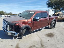 Salvage cars for sale at Orlando, FL auction: 2016 Ford F150 Supercrew