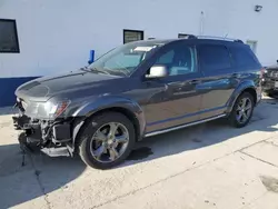 Salvage cars for sale at Farr West, UT auction: 2015 Dodge Journey Crossroad