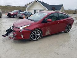 Salvage cars for sale from Copart Northfield, OH: 2016 Toyota Prius