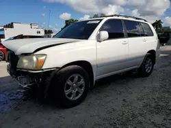 Vehiculos salvage en venta de Copart Opa Locka, FL: 2007 Toyota Highlander Sport