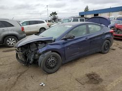 Hyundai salvage cars for sale: 2013 Hyundai Elantra GLS