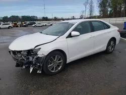 Salvage cars for sale at Dunn, NC auction: 2015 Toyota Camry LE