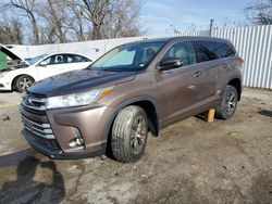 Salvage cars for sale at Bridgeton, MO auction: 2018 Toyota Highlander LE