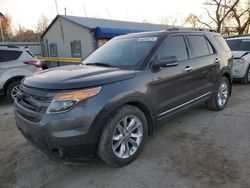 Salvage cars for sale at Wichita, KS auction: 2015 Ford Explorer Limited