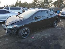 Salvage cars for sale at Denver, CO auction: 2013 Honda Civic SI