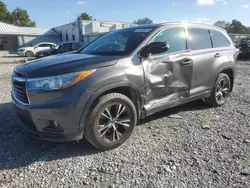 Salvage cars for sale at Prairie Grove, AR auction: 2016 Toyota Highlander XLE