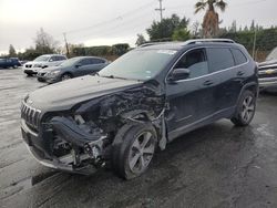 Salvage cars for sale at San Martin, CA auction: 2020 Jeep Cherokee Limited