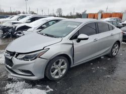 Salvage cars for sale at Bridgeton, MO auction: 2017 Chevrolet Cruze Premier