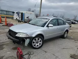 Salvage cars for sale at Pekin, IL auction: 2003 Volkswagen Passat GLX 4MOTION