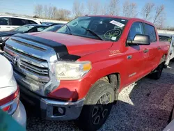 Toyota salvage cars for sale: 2017 Toyota Tundra Crewmax SR5