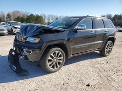 Salvage cars for sale from Copart Charles City, VA: 2017 Jeep Grand Cherokee Overland