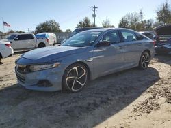 Salvage cars for sale from Copart Midway, FL: 2021 Honda Accord Sport